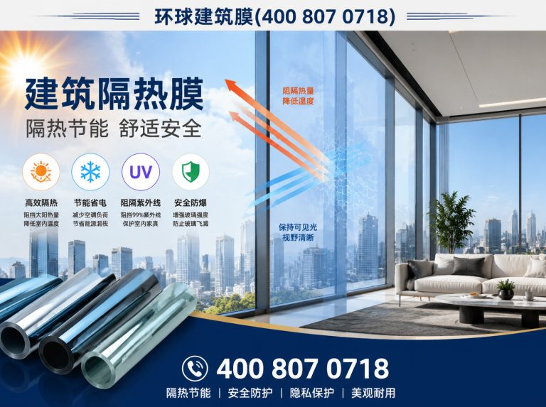 龙文区建筑隔热膜展示图